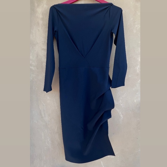 Chiara Boni La Petite Robe Cassandre Wrap-Effect Boatneck Dress - Picture 5 of 15
